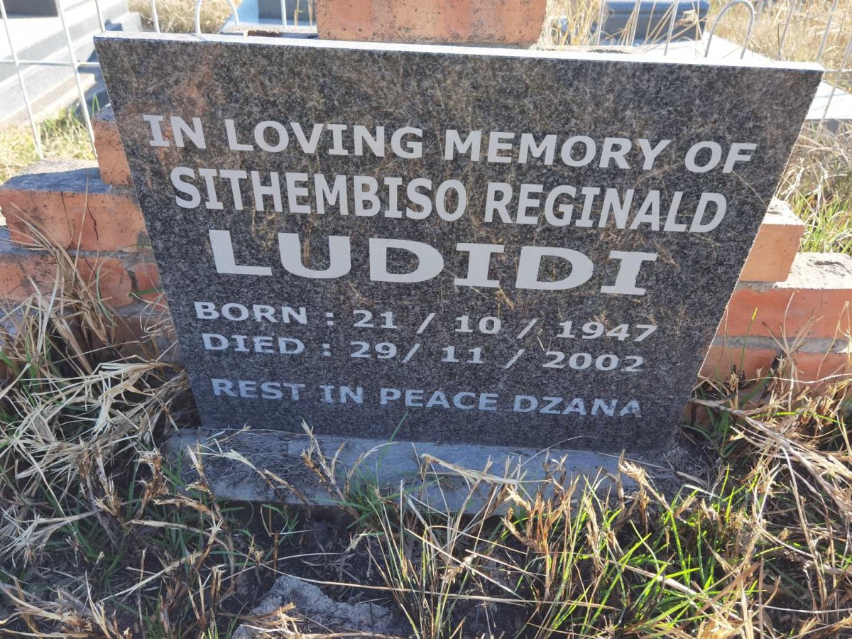 LUDIDI Sithembiso Reginald 1947-2002