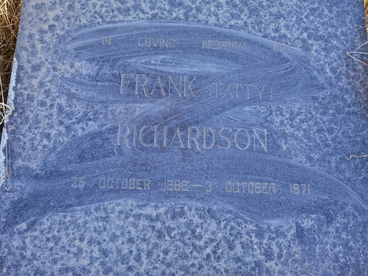 RICHARDSON Frank 1888-1971
