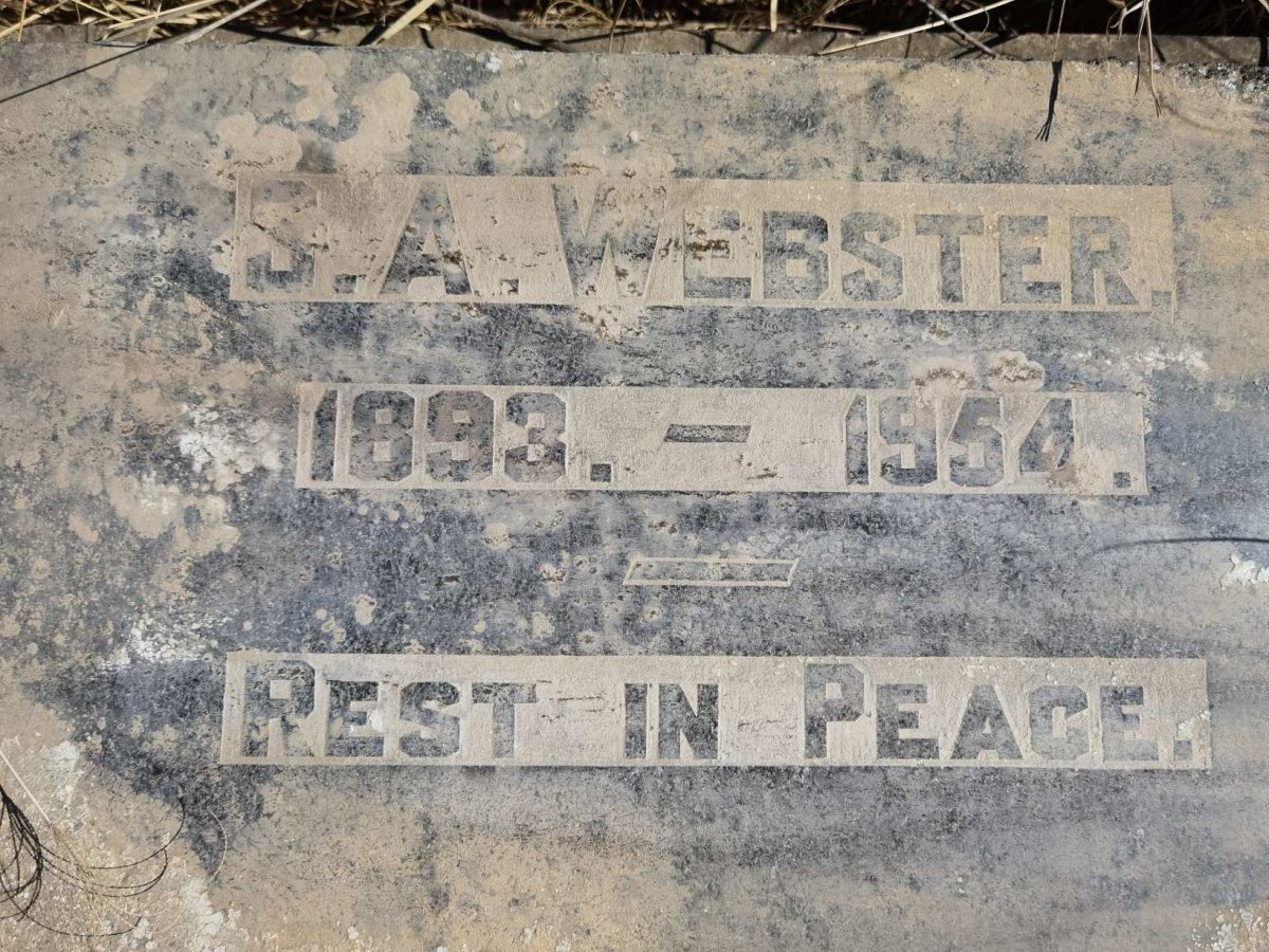 WEBSTER S.A. 1893-1954