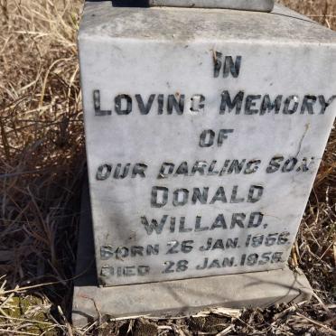 WILLARD Donald 1956-1956