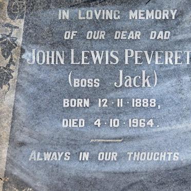 PEVERETT John Lewis 1888-1964