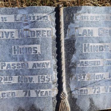 HINDS Alan Cecil -1947 &amp; Olive Mildred -1950