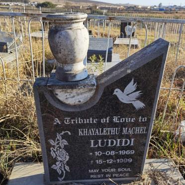 LUDIDI Khayalethu Machel 1969-1999