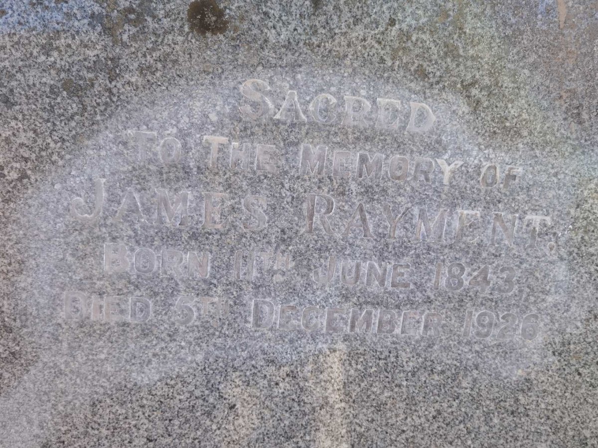 RAYMENT James 1843-1926