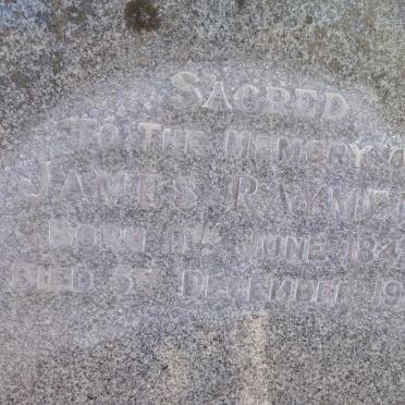 RAYMENT James 1843-1926
