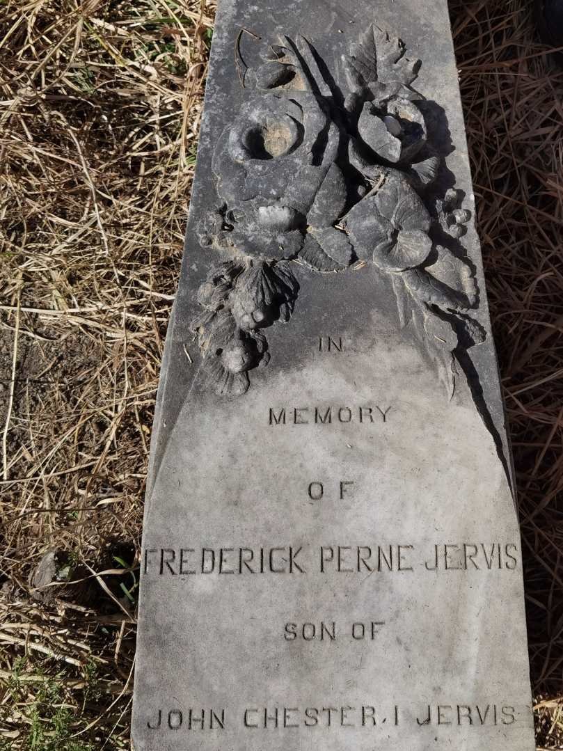 JERVIS Frederick Perne 1856-1883