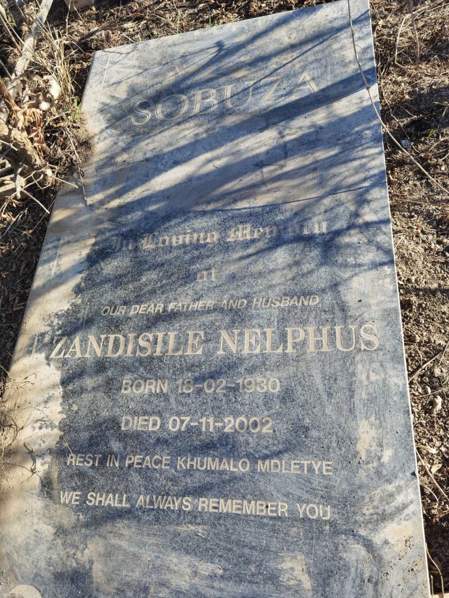 SOBUZA Zandisile Nelphus 1930-2002