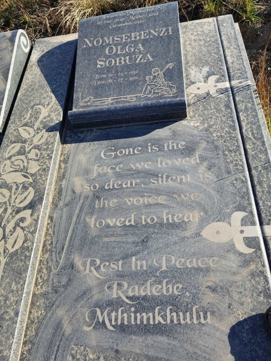 SOBUZA Zandisile Nelphus 1930-2002 &amp; Nomsebenzi Olga 1932-2016