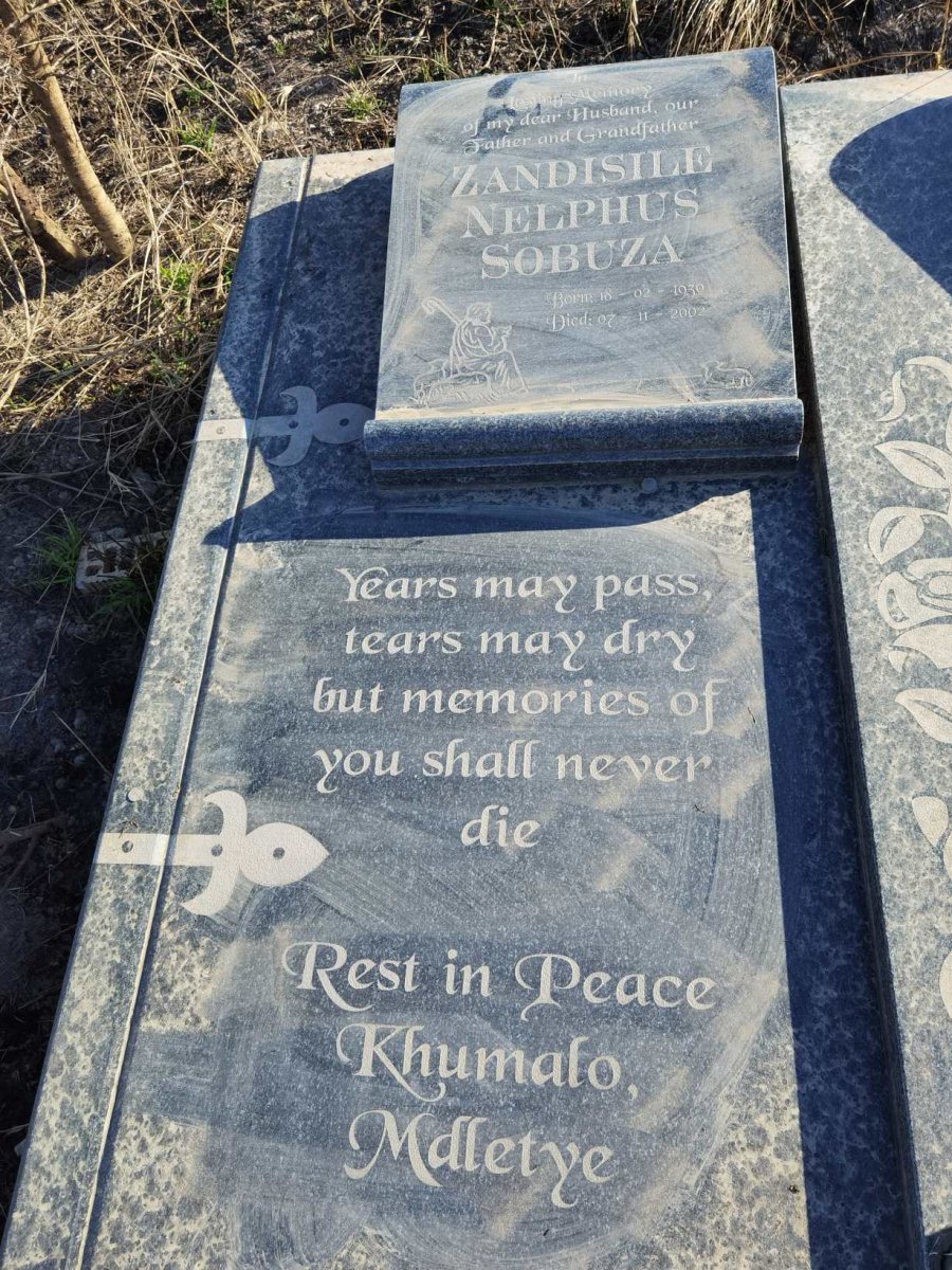 SOBUZA Zandisile Nelphus 1930-2002 &amp; Nomsebenzi Olga 1932-2016