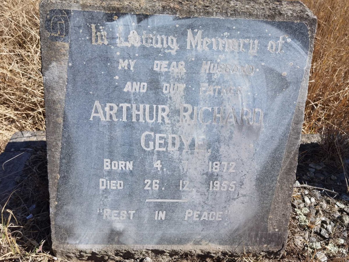 GEDYE Arthur Richard 1872-1955