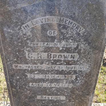 BROWN C.R. -1935