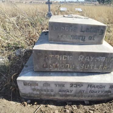 BUTLER Patrick Raymond Cawood 1900-1935