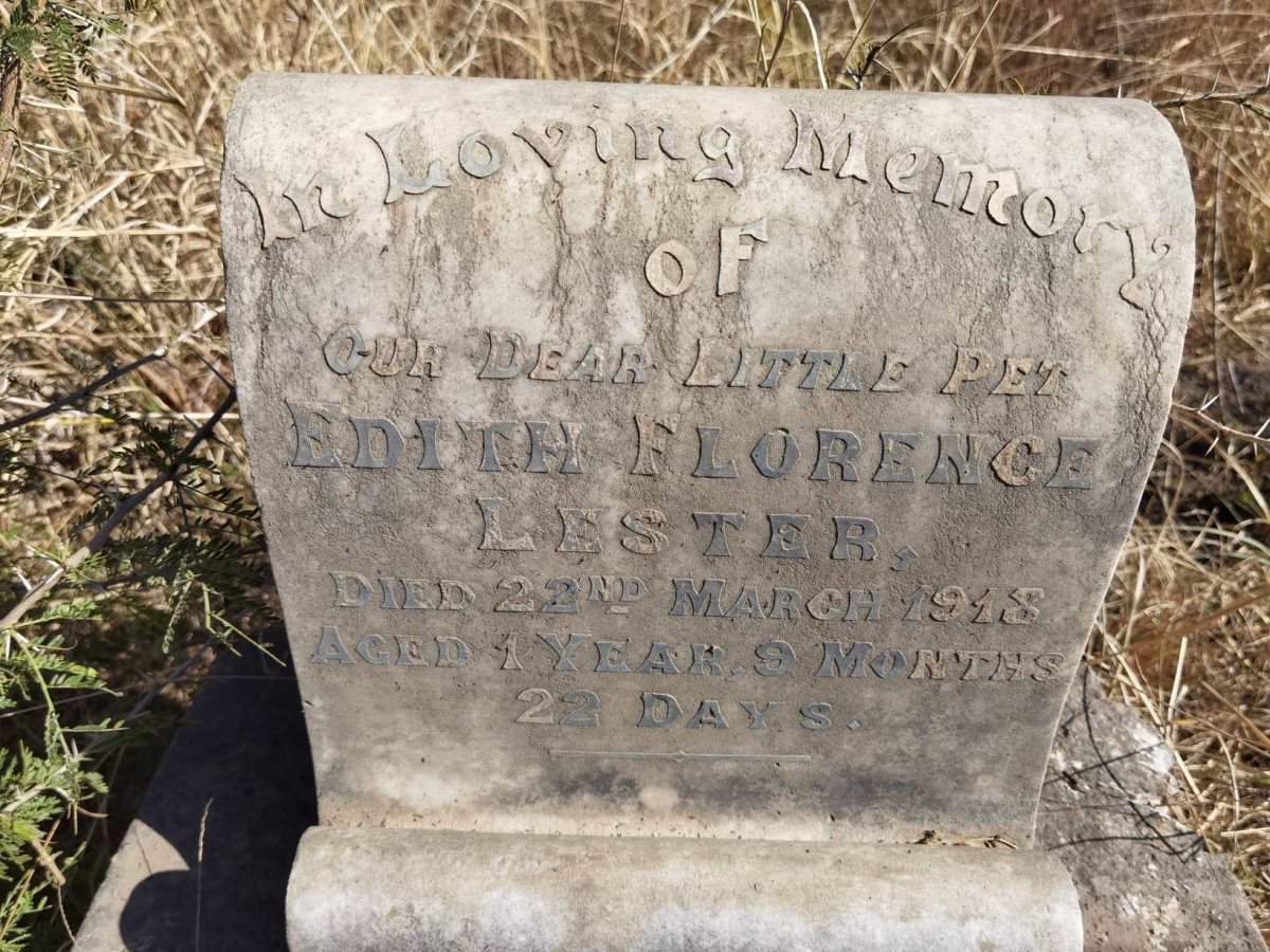 LESTER Edith Florence -1918