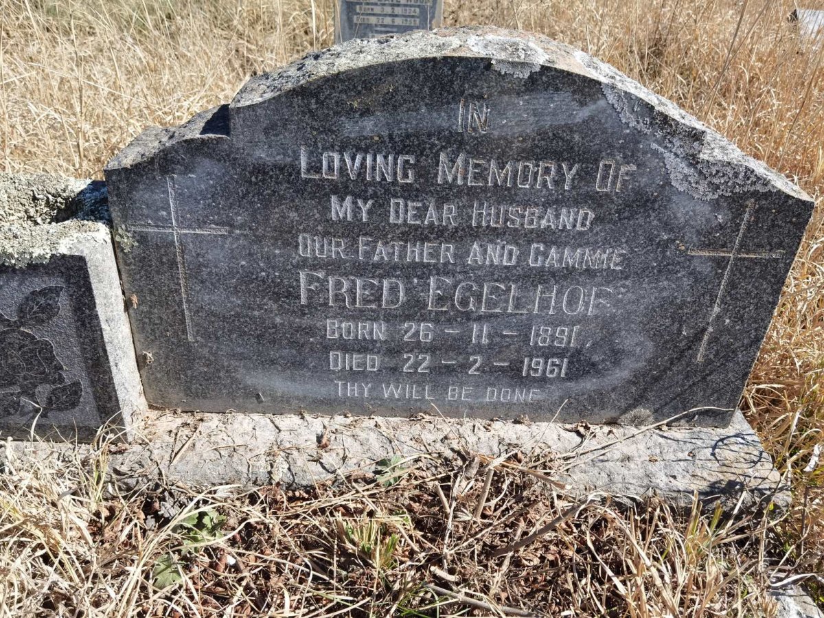 EGELHOF Fred 1891-1961