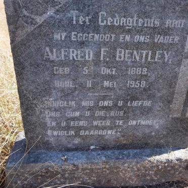 BENTLEY Alfred F. 1888-1958