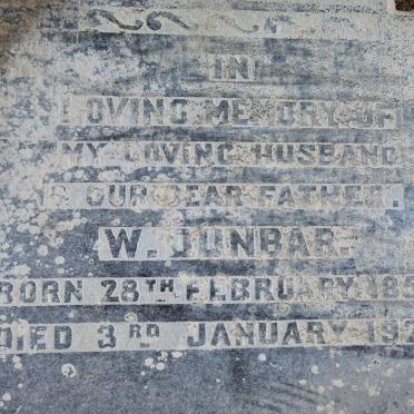 DUNBAR W. 1859-1926