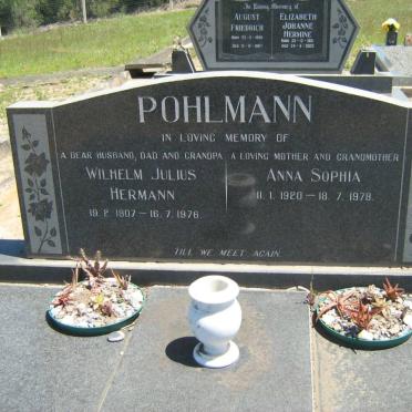 POHLMANN Wilhelm Julius Hermann 1907-1976 &amp; Anna Sophia 1920-1978