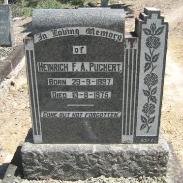 PUCHERT Heinrich F.A. 1897-1975