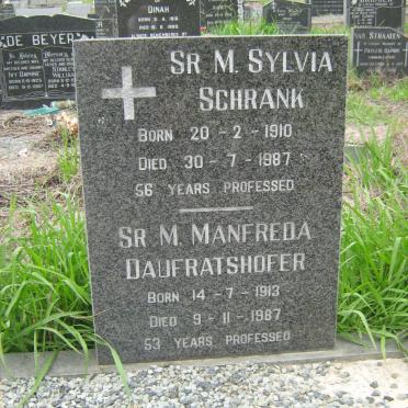 SCHRANK Sylvia 1910-1987 :: DAUFRATSHOFER Manfreda 1903-1987