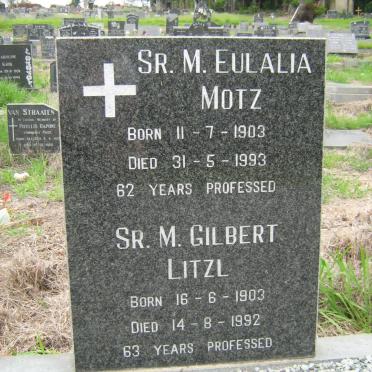 MOTZ Eulalia 1903-1993 :: LITZL Gilbert 1903-1992