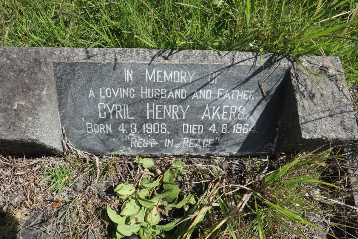 AKERS Cyril Henry 1906-1964
