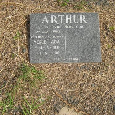 ARTHUR Merle Ada 1931-1995