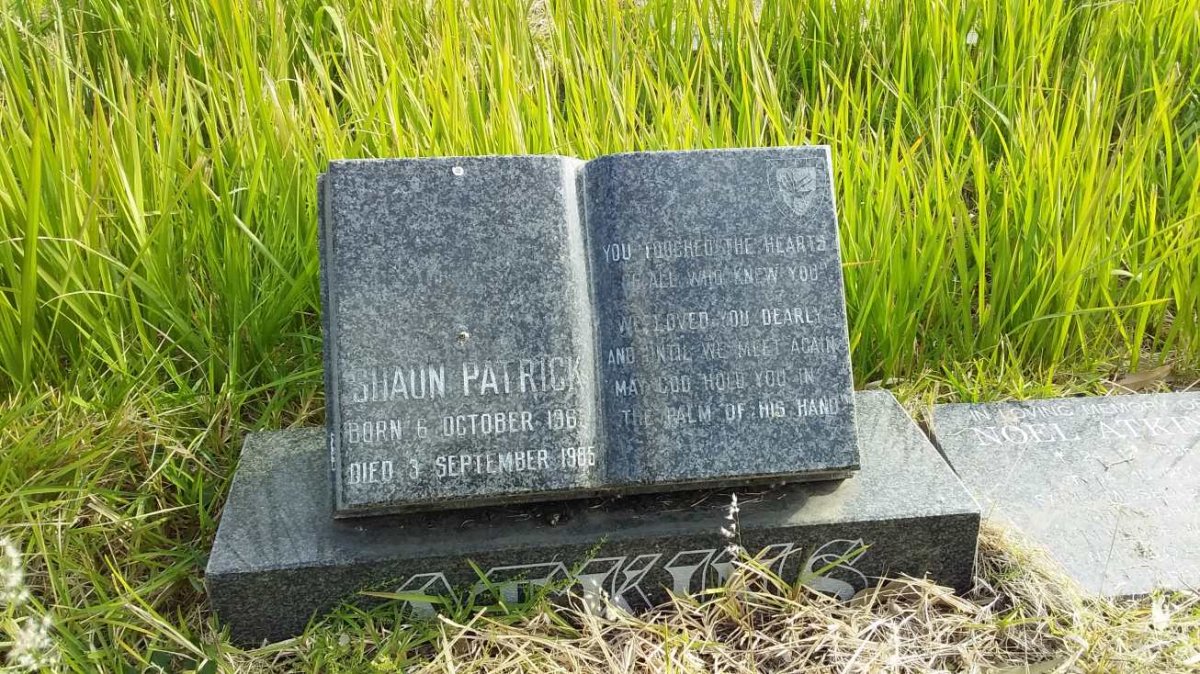 ATKINS Shaun Patrick 1965-1985