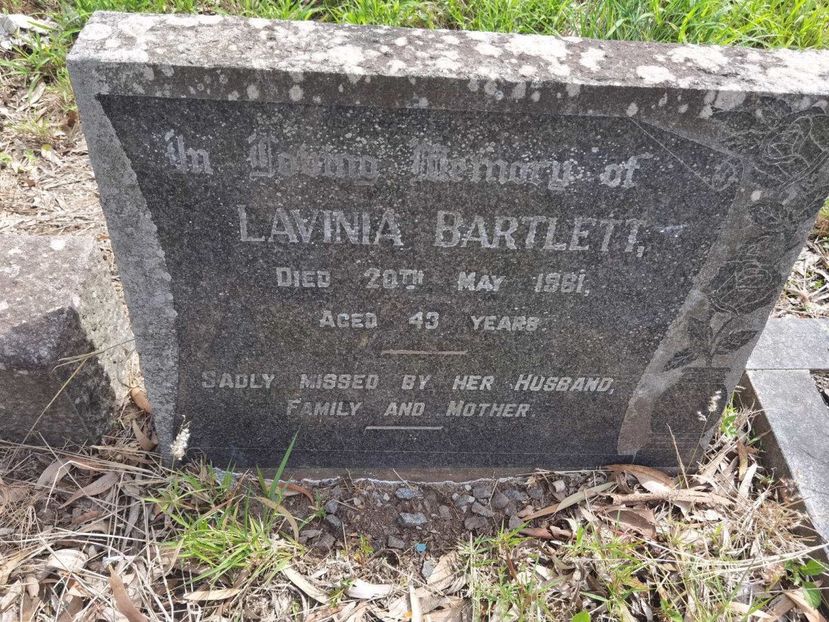 BARTLETT Lavinia -1961