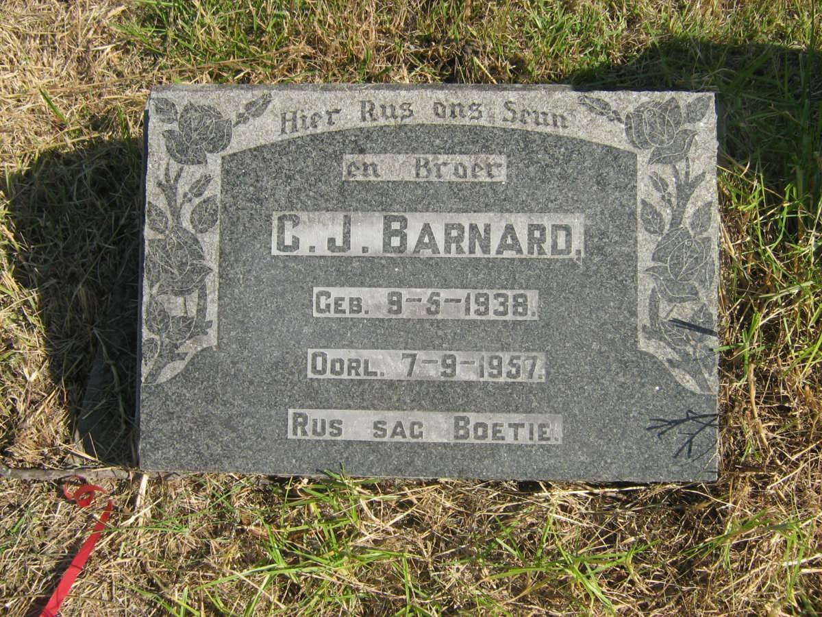 BARNARD C.J. 1938-1957