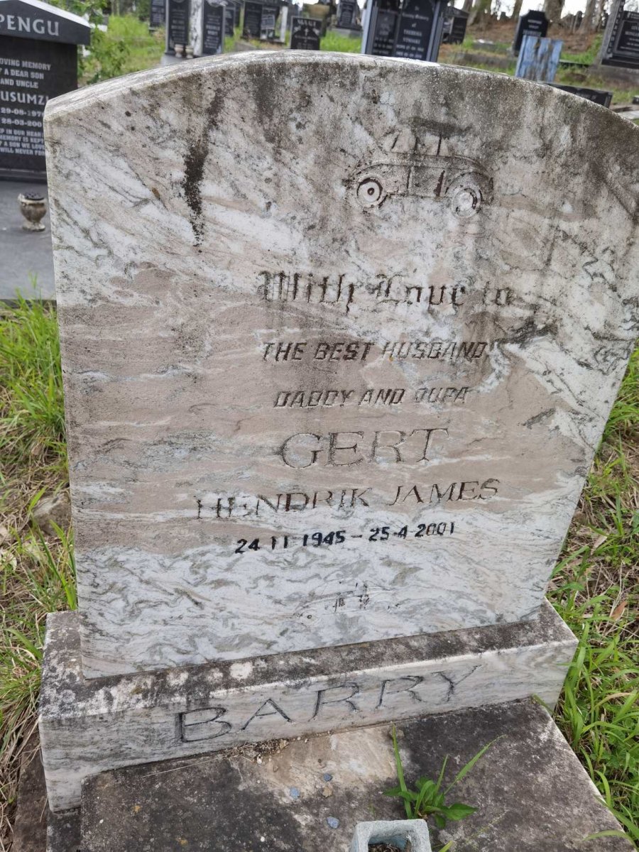 BARRY Gert Hendrik James 1945-2001