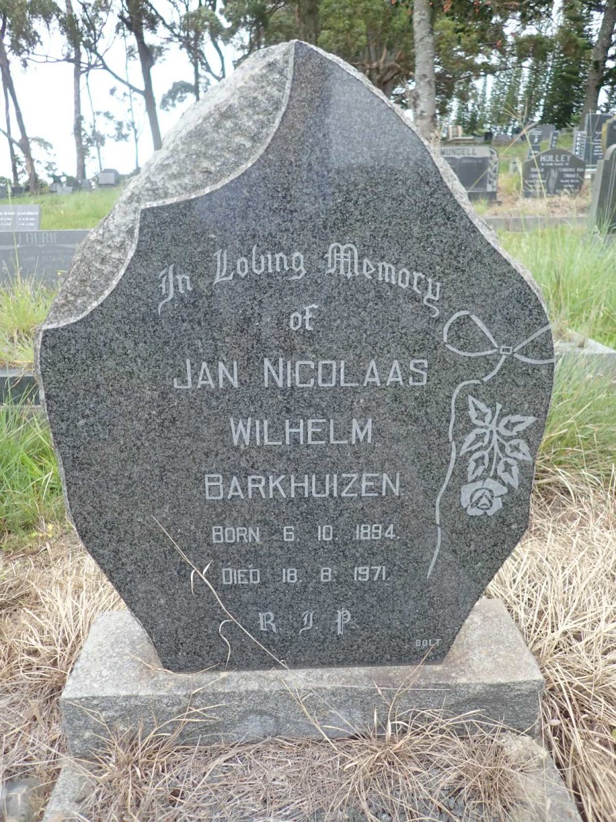 BARKHUIZEN Jan Nicolaas Wilhelm 1894-1971