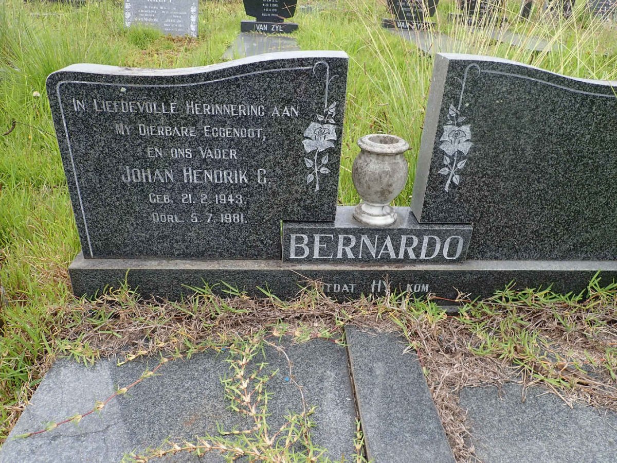 BERNARDO Johan Hendrik C. 1943-1981