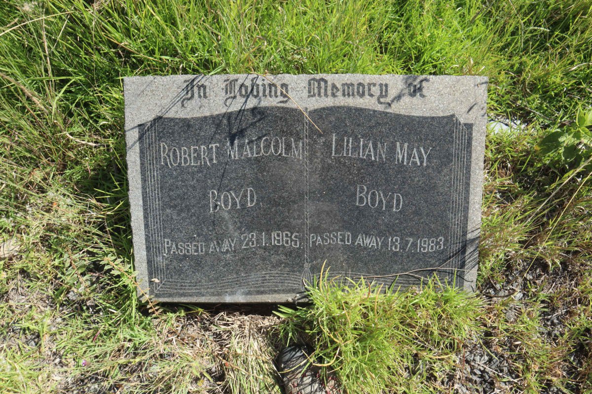 BOYD Robert Malcolm -1965 &amp; Lilian May -1983
