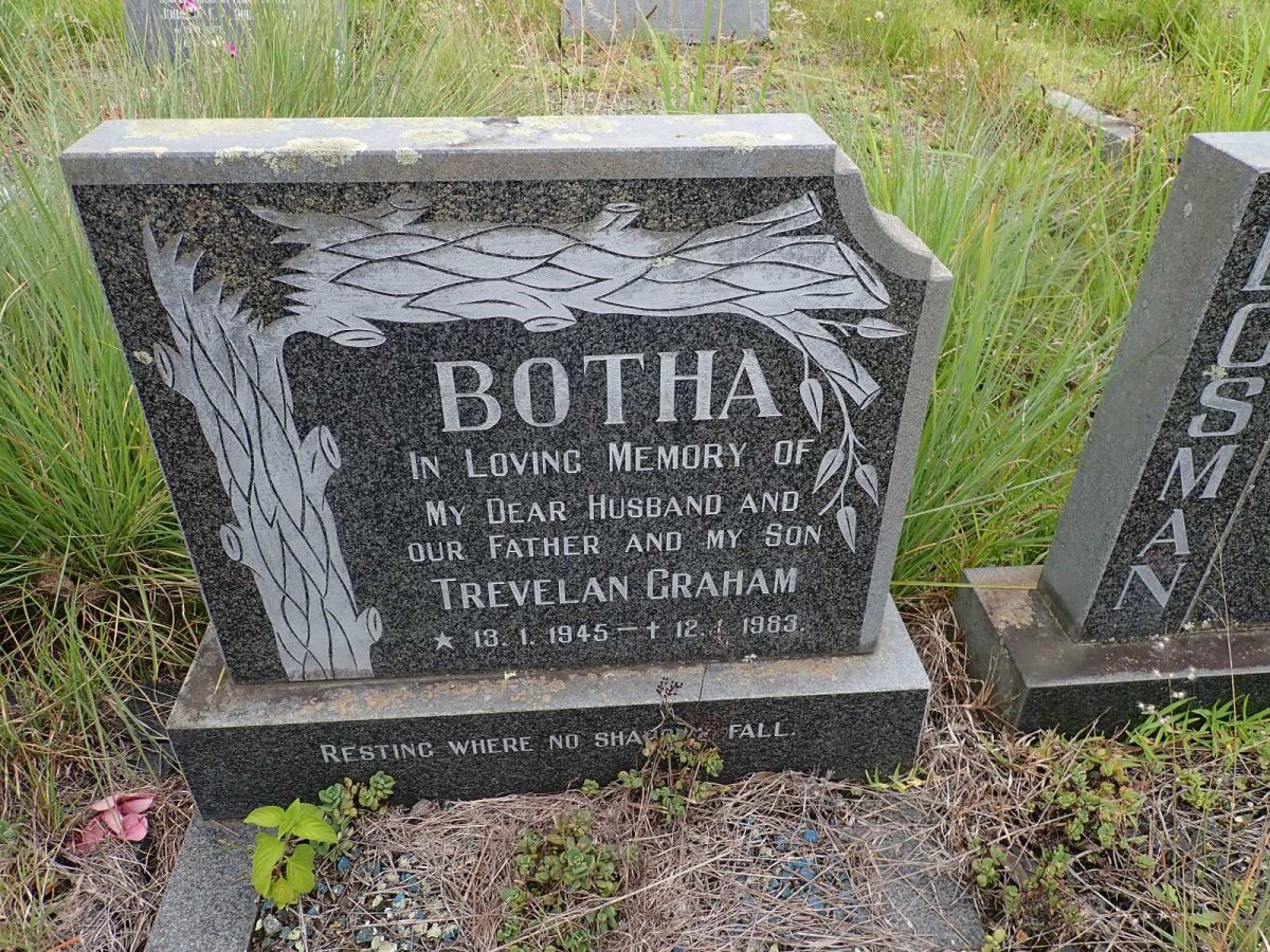 BOTHA Trevelan Graham 1945-1983