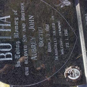 BOTHA Aubrey John 1961-1981