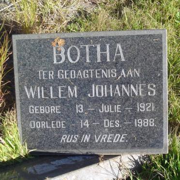 BOTHA Willem Johannes 1921-1988