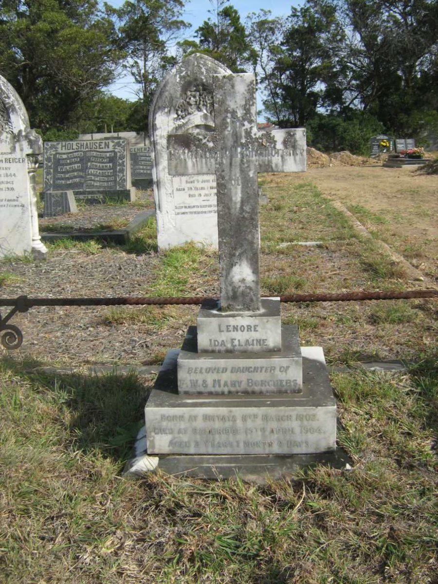 BORCHERS Lenore Ida Elaine 1902-1904
