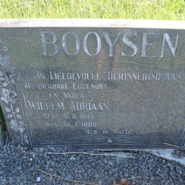 BOOYSEN Willem Adriaan 1945-1980