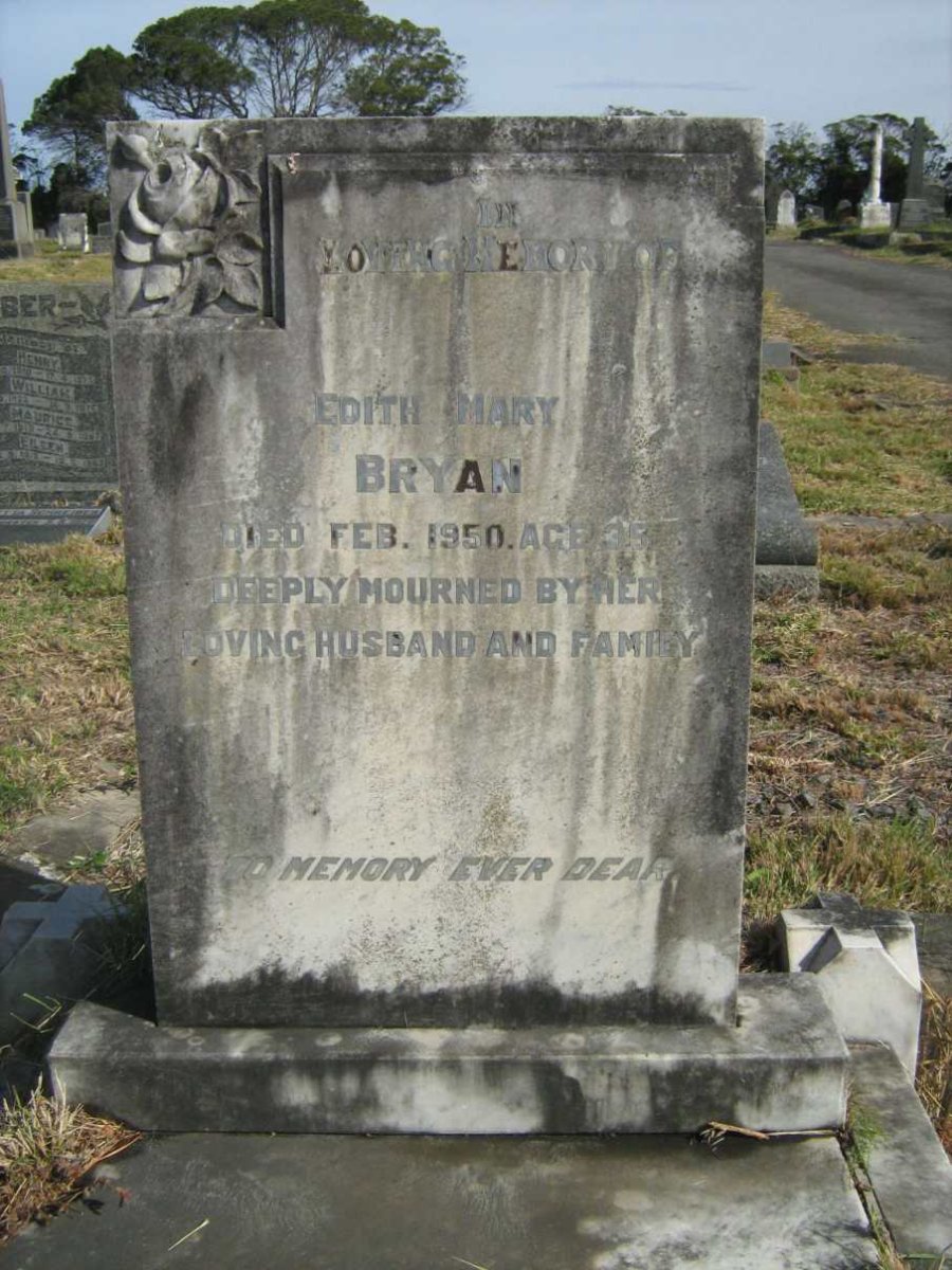 BRYAN Edith Mary -1950