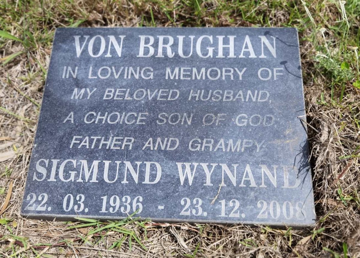 BRUGHAN Sigmund Wynand, von 1936-2008