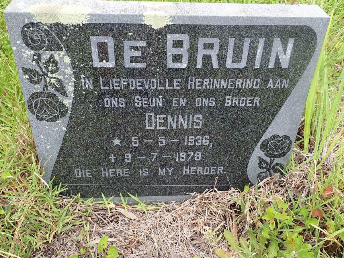 BRUIN Dennis, de 1936-1979