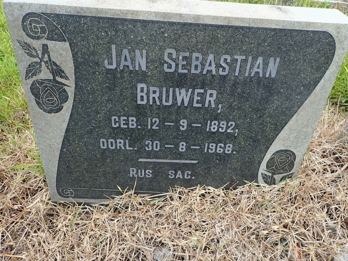 BRUWER Jan Sebastian 1892-1968