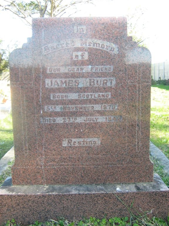 BURT James 1873-1942