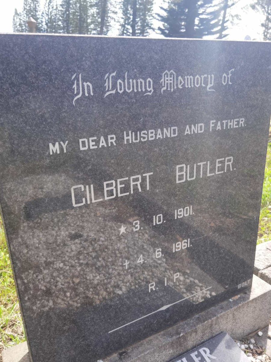 BUTLER Gilbert 1901-1961