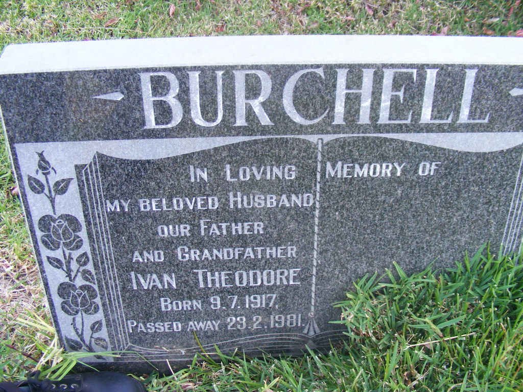 BURCHELL Ivan Theodore 1917-1981