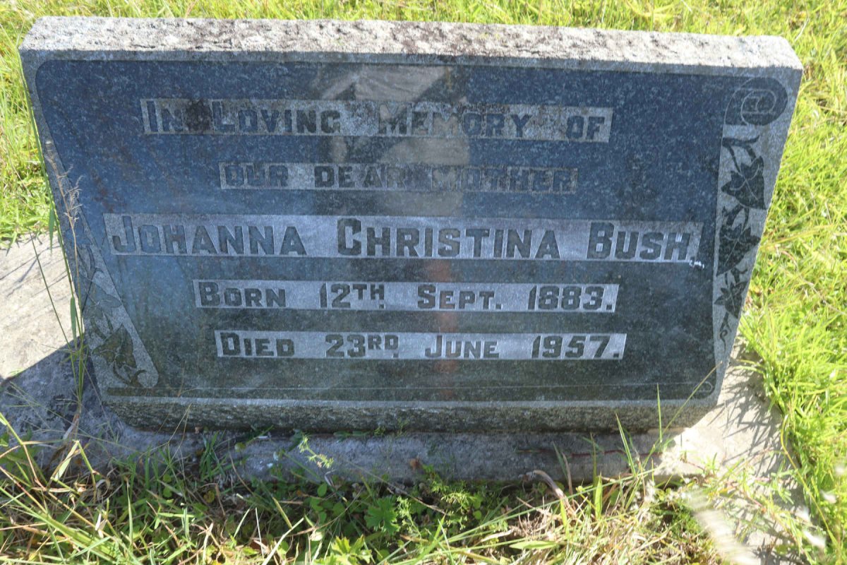 BUSH Johanna Christina 1883-1957