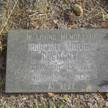 CLEMENTI Dorothy Muriel 1913-1971