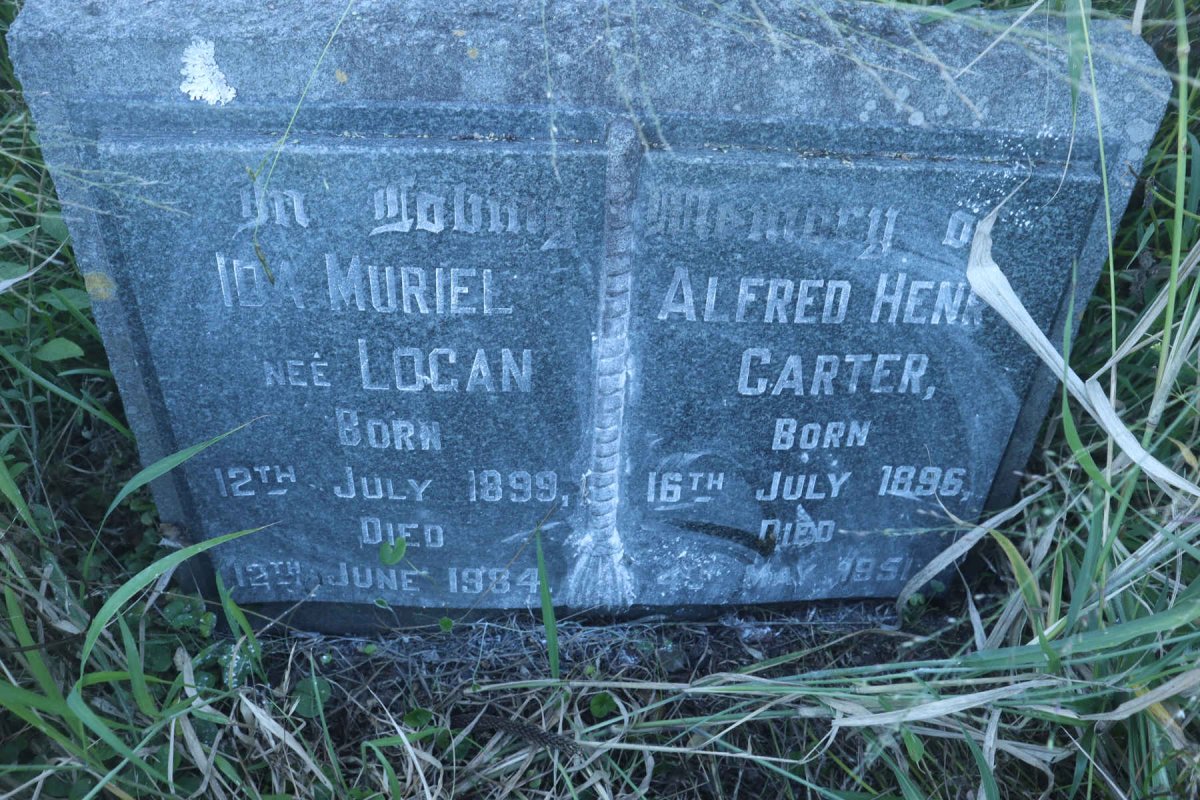 CARTER Alfred Henry 1896-1951 &amp; Ida Muriel LOGAN 1899-1984