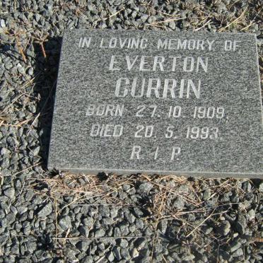 CURRIN Everton 1909-1993