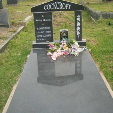 COCKCROFT Malcolm Brian 1947-2007 &amp; Lynne Elizabeth 1954-